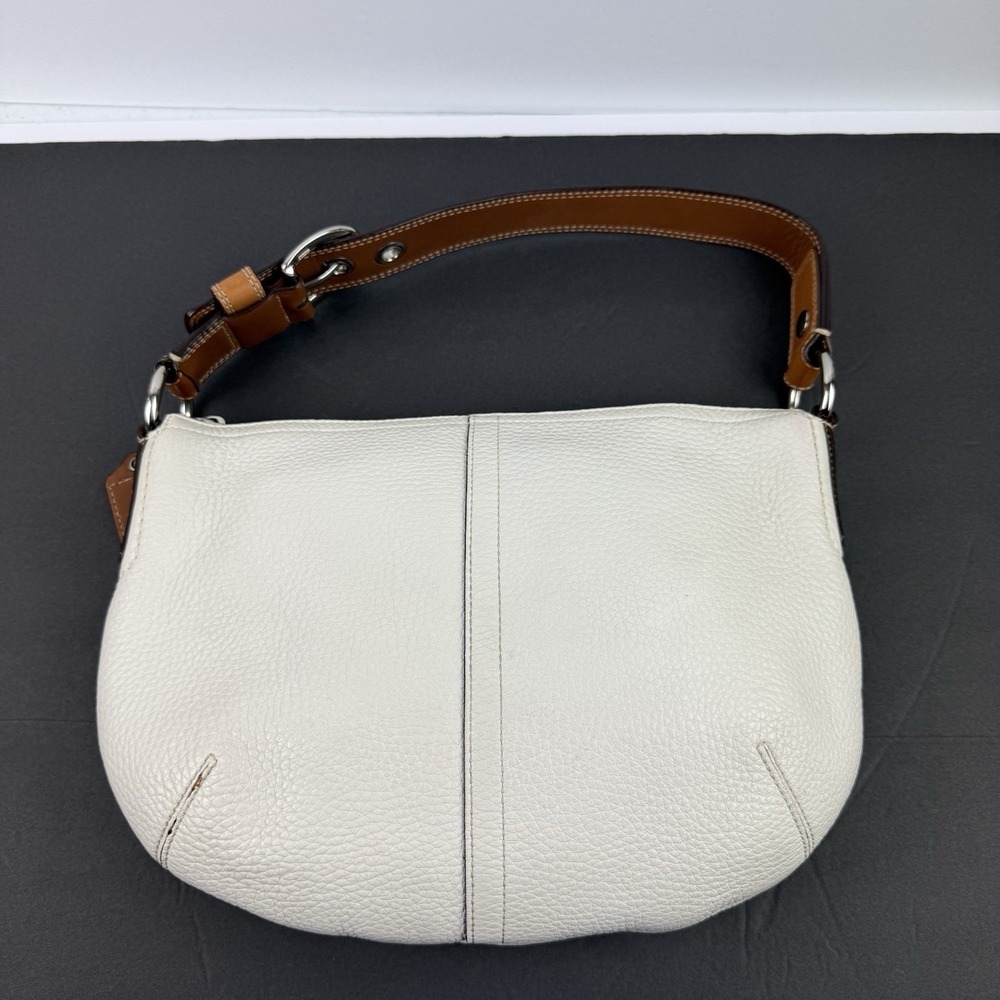 Coach Soho Handbag F13106 Ivory Leather Y2K Shoulder Bag With Hangtag - Picture 6 of 15